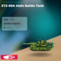 SEMBO 203172 ZTZ-99A Main Battle Tank with 630 Pieces
