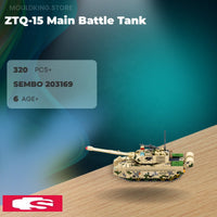 SEMBO 203169 ZTQ-15 Main Battle Tank with 320 Pieces
