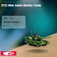 SEMBO 203168 ZTZ-99A Main Battle Tank with 297 Pieces
