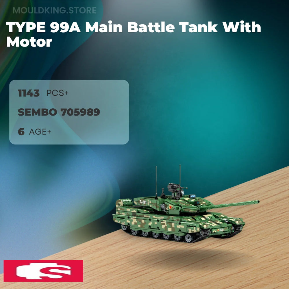SEMBO 705989 TYPE 99A Main Battle Tank With Motor with 1143 Pieces