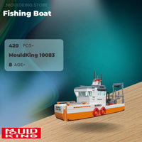 MOULD KING 10083 Fishing Boat with 420 Pieces
