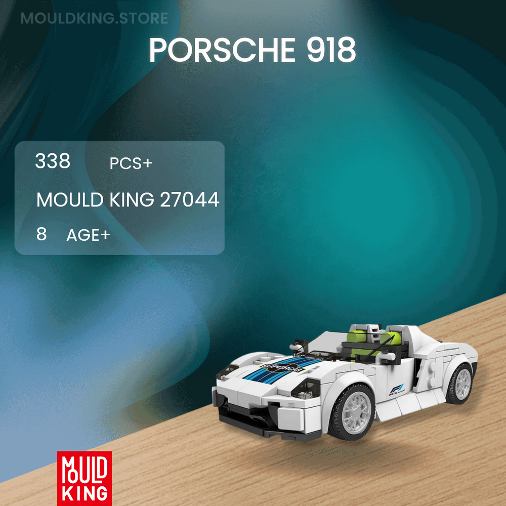 MOULD KING 27044 Porsche 918 with 338 Pieces