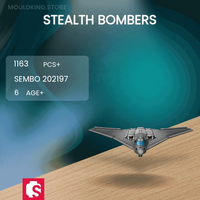 SEMBO 202197 Stealth Bombers with 1163 Pieces
