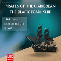 MOULD KING 13111 Pirates of the Caribbean The Black Pearl Ship with 2868 Pieces
