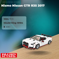 MOULD KING 13104 Nismo Nissan GTR R35 2017 with 1024 Pieces
