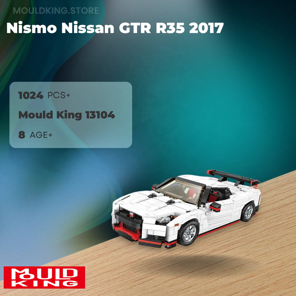 MOULD KING 13104 Nismo Nissan GTR R35 2017 with 1024 Pieces