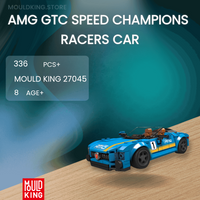 MOULD KING 27045 AMG GTC Speed Champions Racers Car with 336 Pieces
