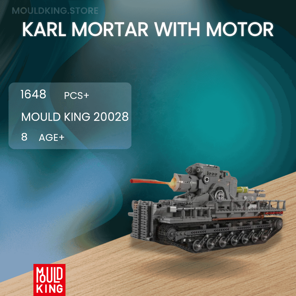 MOULD KING 20028 Karl Mortar With Motor with 1648 Pieces