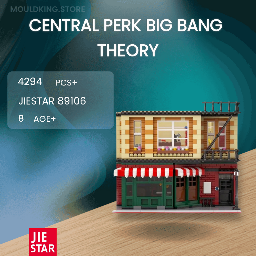 JIESTAR 89106 Central Perk Big Bang Theory with 4294 Pieces