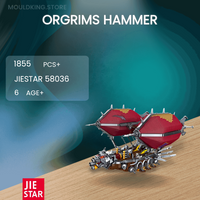 JIESTAR 58036 Orgrims Hammer with 1855 Pieces
