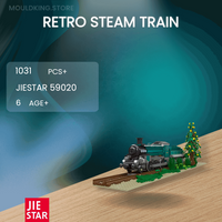 JIESTAR 59020 Retro Steam Train with 1031 Pieces
