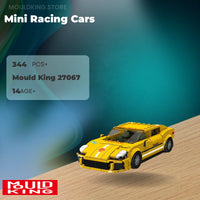 MOULD KING 27067 Mini Racing Cars with 344 Pieces
