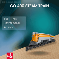 JIESTAR 59021 CO 490 Steam Train with 808 Pieces
