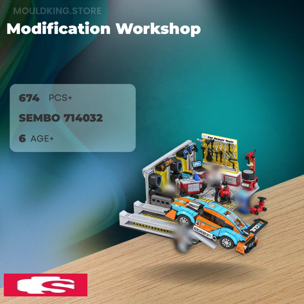 SEMBO 714032 Modification Workshop with 674 Pieces