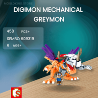 SEMBO 609319 Digimon Mechanical Greymon with 458 Pieces
