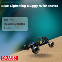 MOULD KING 18018S Blue Lightning Buggy With Motor with 532 Pieces
