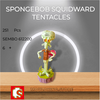 SEMBO 612200 SpongeBob Squidward Tentacles with 251 Pieces
