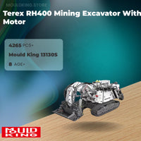 MOULD KING 13130S Terex RH400 Mining Excavator With Motor with 4265 Pieces
