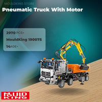 MOULD KING 19007S Pneumatic Truck With Motor with 2970 Pieces
