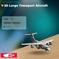 SEMBO 202242 Y-20 Large Transport Aircraft with 1416 Pieces
