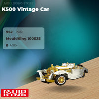 MOULD KING 10003S K500 Vintage Car with 952 Pieces
