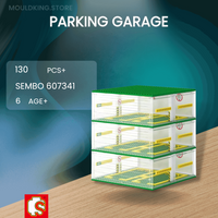 SEMBO 607341 Parking Garage with 130 Pieces
