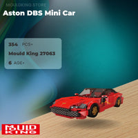 MOULD KING 27063 Aston DBS Mini Car with 354 Pieces
