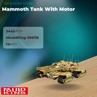 MOULD KING 20011S Mammoth Tank With Motor with 3445 Pieces
