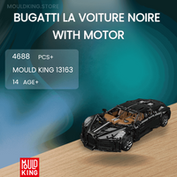 MOULD KING 13163 Bugatti La Voiture Noire With Motor with 4688 Pieces
