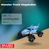 MOULD KING 18032 Monster Truck Megalodon with 786 Pieces
