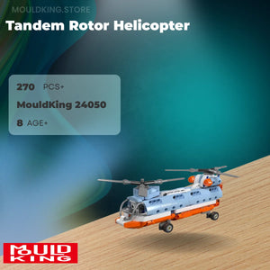 MOULD KING 24050 Tandem Rotor Helicopter with 270 Pieces