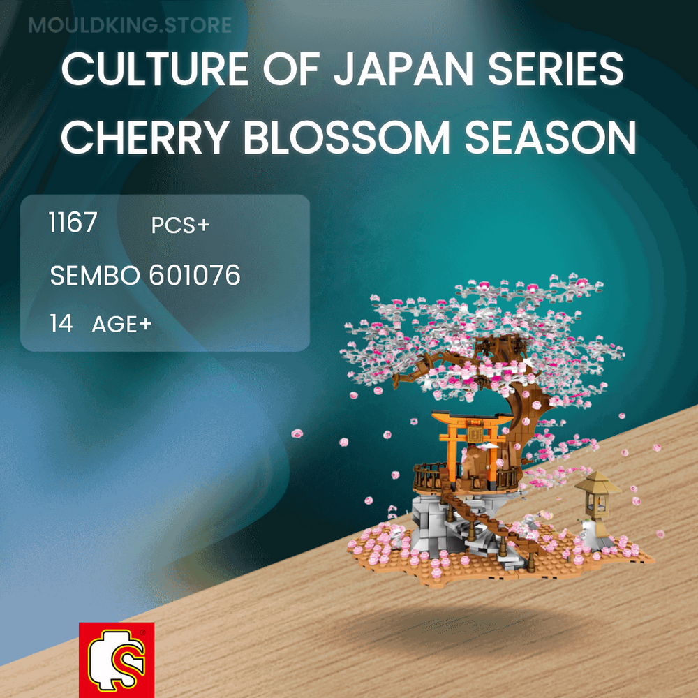 SEMBO 601076 Culture of Japan Series Cherry Blossom Season with 1167 Pieces