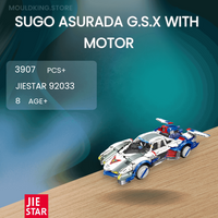 JIESTAR 92033 SUGO Asurada G.S.X With Motor with 3907 Pieces
