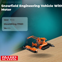 MOULD KING 17051 Snowfield Engineering Vehicle With Motor with 1241 Pieces
