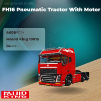 MOULD KING 19015 FH16 Pneumatic Tractor With Motor with 4608 Pieces
