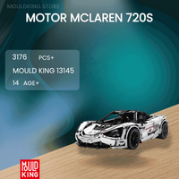 MOULD KING 13145 Motor McLaren 720S with 3176 Pieces
