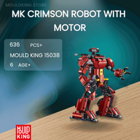 MOULD KING 15038 MK Crimson Robot With Motor with 636 Pieces
