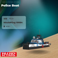 MOULD KING 10084 Police Boat with 413 Pieces
