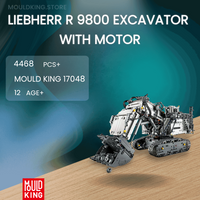 MOULD KING 17048 Liebherr R 9800 Excavator With Motor with 4468 Pieces
