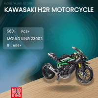 MOULD KING 23002 KAWASAKI H2R Motorcycle with 563 Pieces
