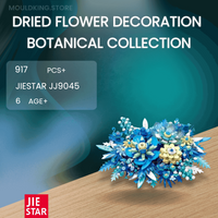 JIESTAR JJ9045 Dried Flower Decoration Botanical Collection with 917 Pieces
