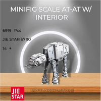 JIESTAR 67110 Minifig Scale AT-AT w/ Interior with 6919 Pieces
