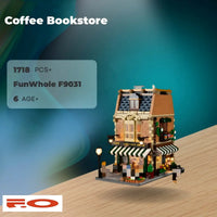 FunWhole F9031 Coffee Bookstore with 1718 Pieces
