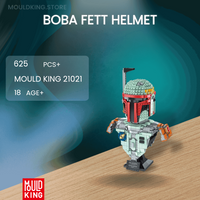 MOULD KING 21021 Boba Fett Helmet with 625 Pieces
