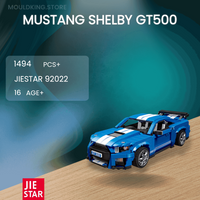 JIESTAR 92022 Mustang Shelby GT500 with 1494 Pieces
