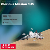 JIESTAR 61056 Glorious Mission J-15 with 1386 Pieces
