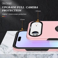 iPhone 17 Air Magnetic Ring Holder Shockproof Case Cover
