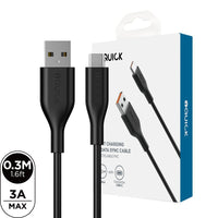 iQuick PVC USB-A to USB-C Fast Charging Cable
