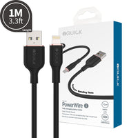 iQuick PowerWire 1 Series TPE Charging Date Cable USB to iP
