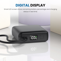 iQuick Built-in Type-C and Lightning Cables Power Bank 10000mAh 22.5W
